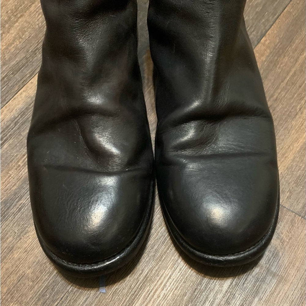 Guidi 989 Horse Leather Vintage Backzip Black Boots (REAR FIND) Size: 44 - Picture 10 of 15